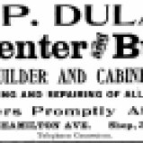 Advertisement in Waterbury city directory, circa 1905 for Louis Philippe Dulac