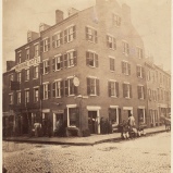 Corner of Lewis and Fulton street, around 1855